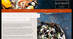 Desktop Screenshot of bluewater-restaurant.com
